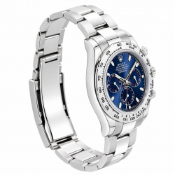 Rolex 18K White Gold Daytona 40MM Blue Dial 116509 Watch